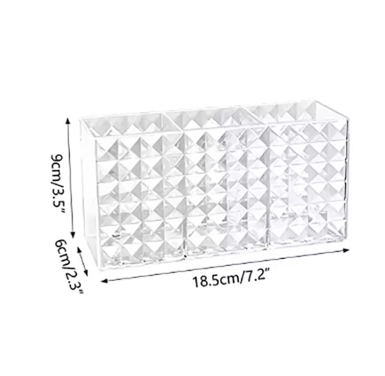 Transparent Acrylic Cosmetics Makeup Brushes Organizer