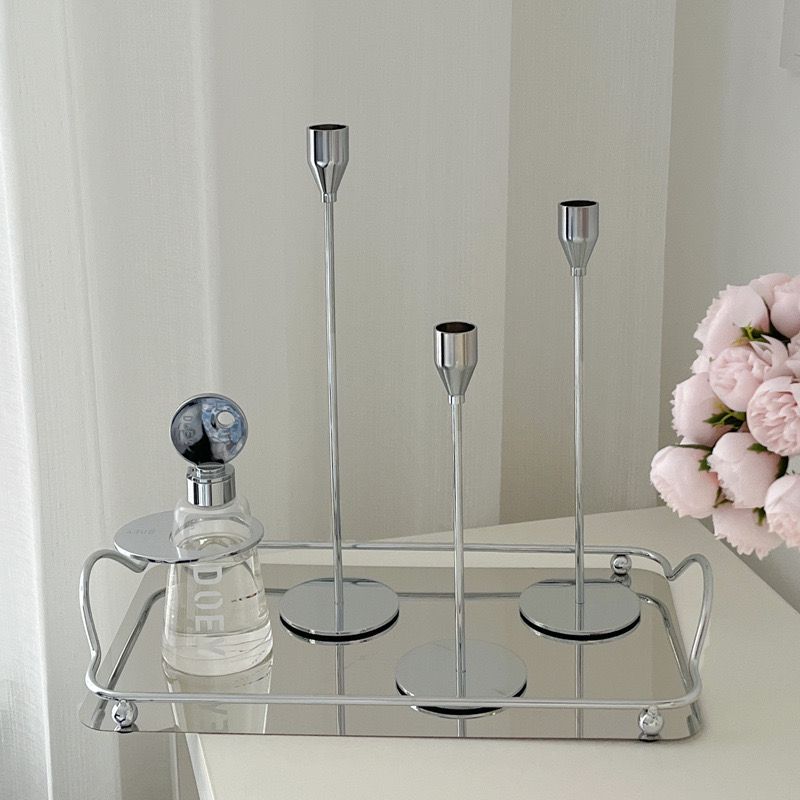 3 Pcs Candles Stand for Home Decoration with Box Packaging