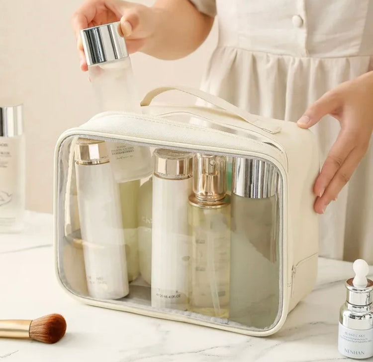 Transparent Cosmetics Makeup Bag Organizer