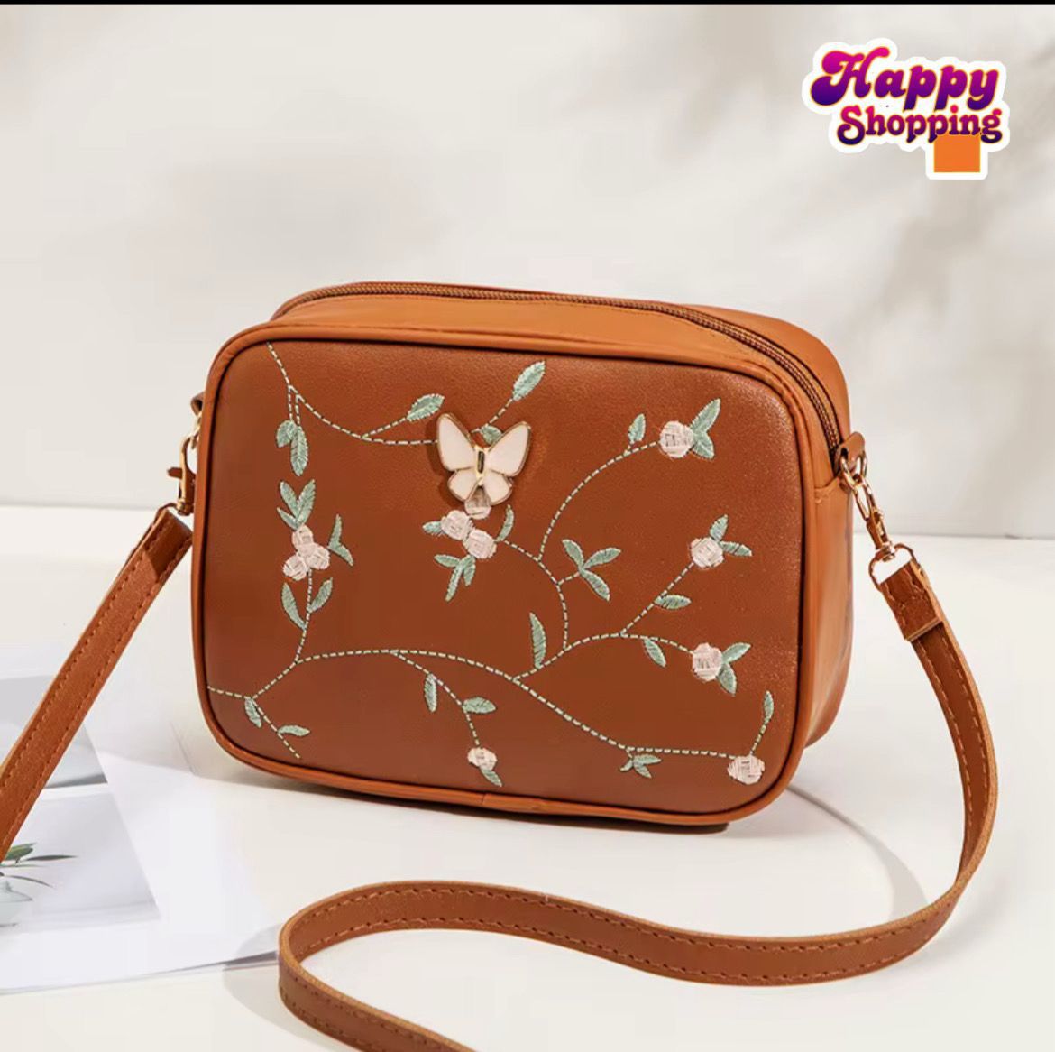 Embrioded Stylish Crossbody Bag for Girls