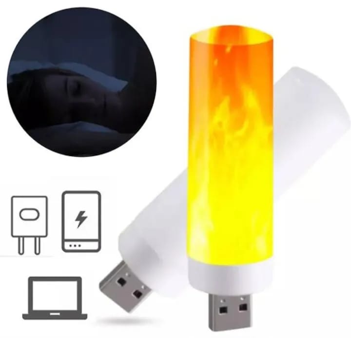 USB Lamp Candle Light 5v Night Bulb