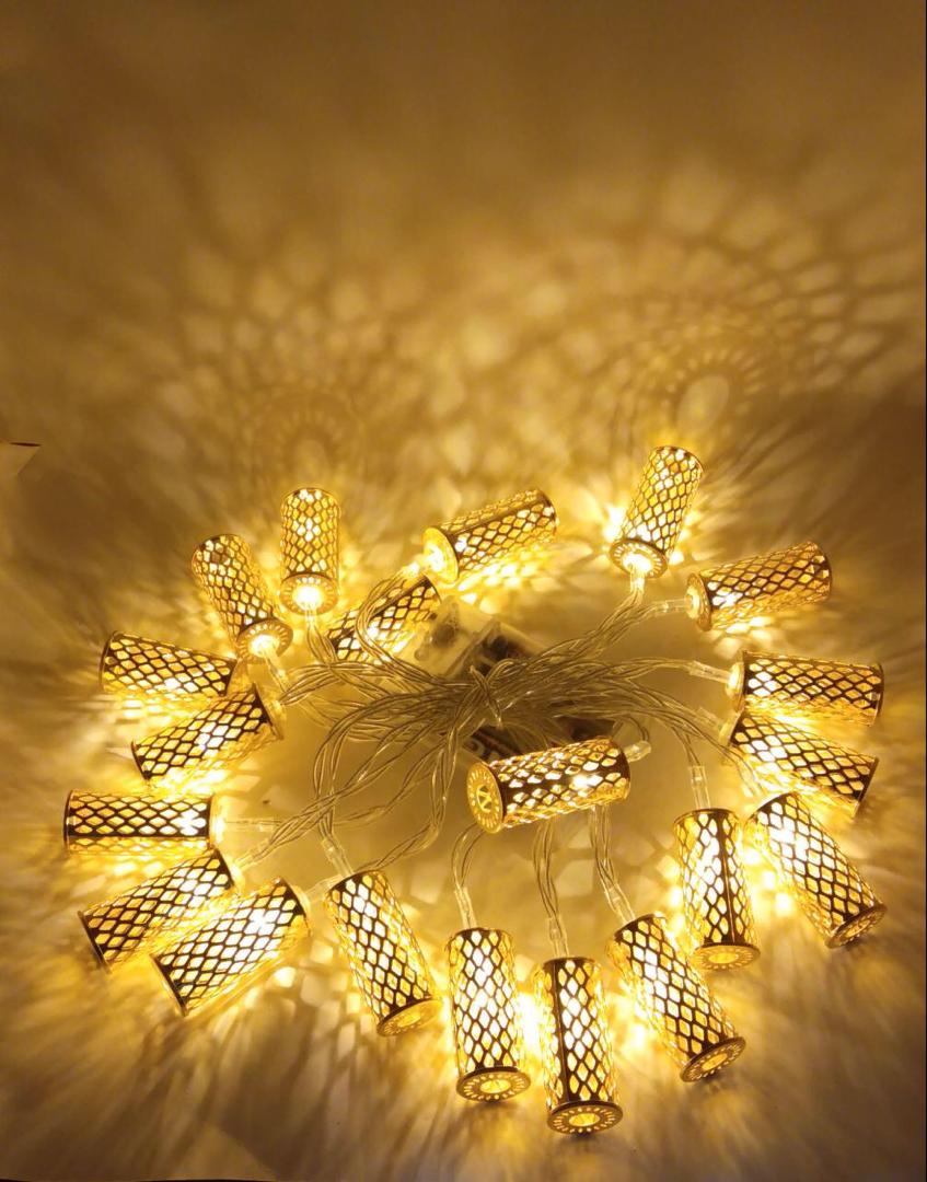 20 Leds Cell Operated Warm Colour Fairy Lights 10ft Length