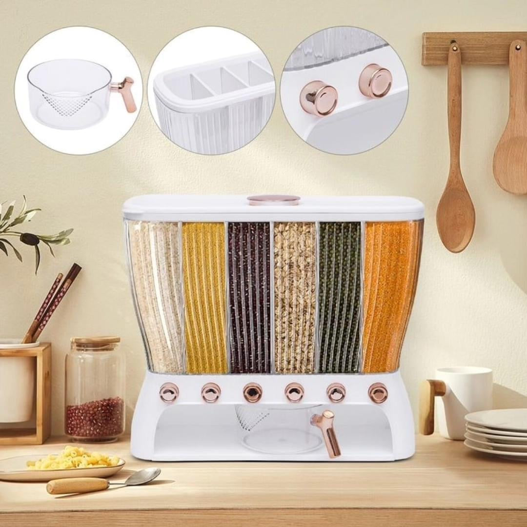 12kg Luxury Cereal Rice Storage Dispenser