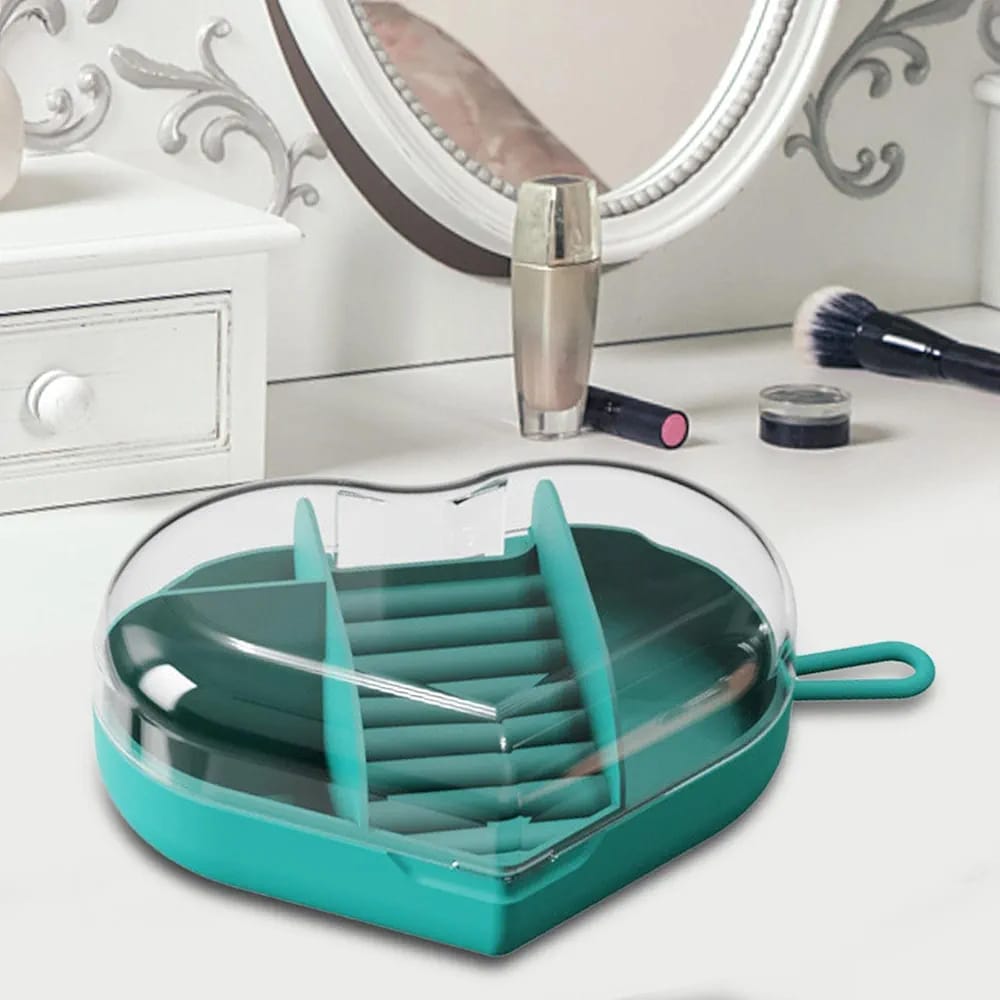 Heart Shape Portable Jewellery Organizer