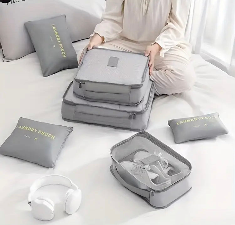 6 Pcs Large Capacity Travel Organizer Bags Set