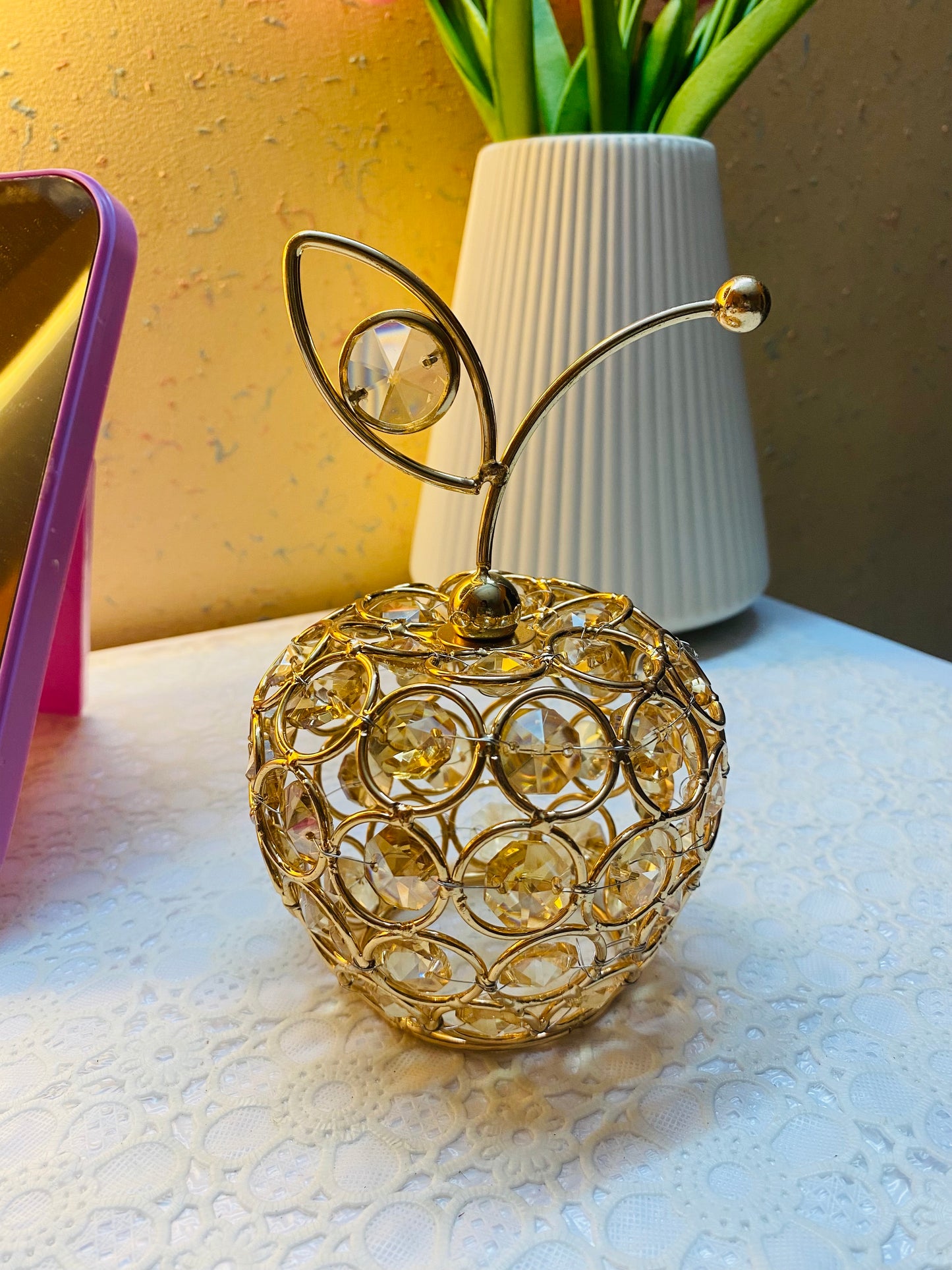 Crystal Apple Candy for Home Decor