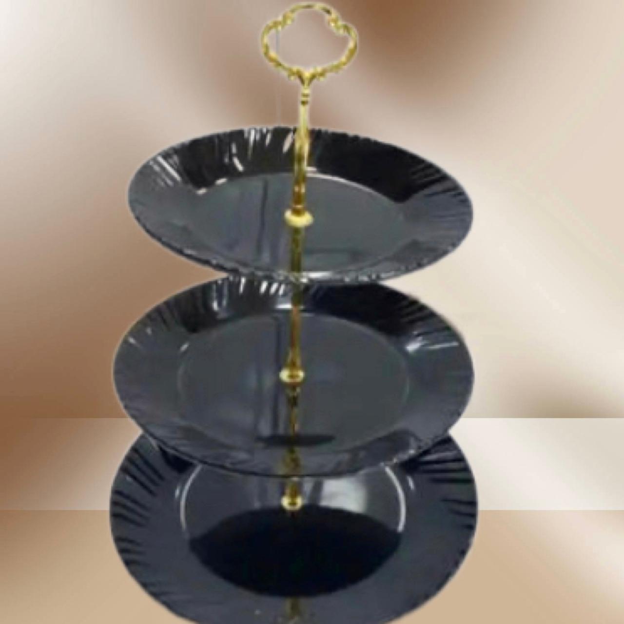 3 Tier Melamine Dessert Stand Perfect for Household Decor