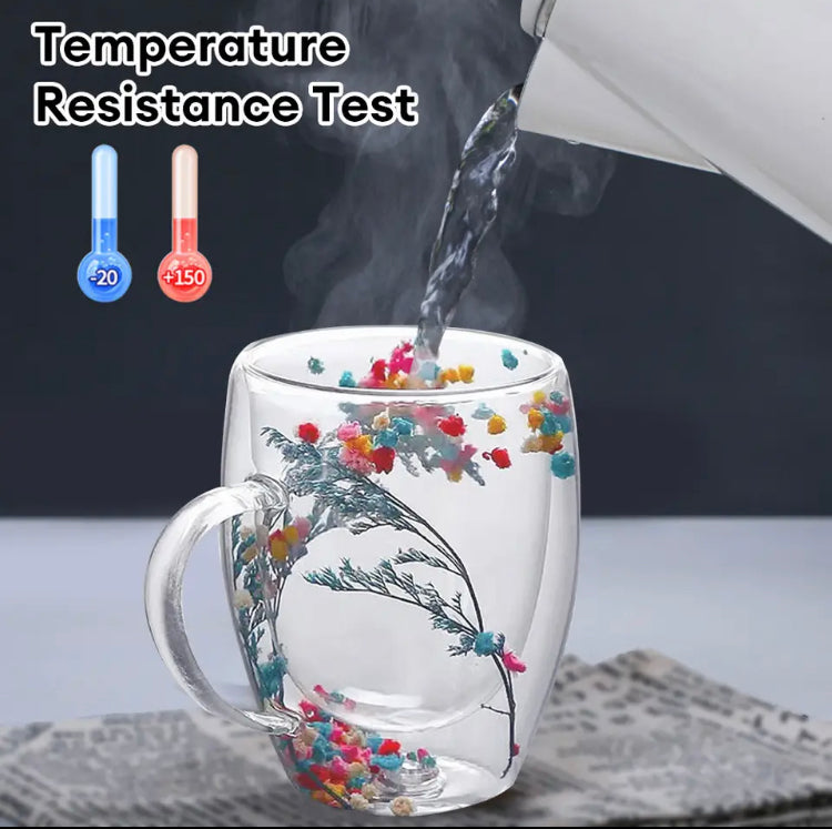 Double Wall Insulated Tea Coffee Glass