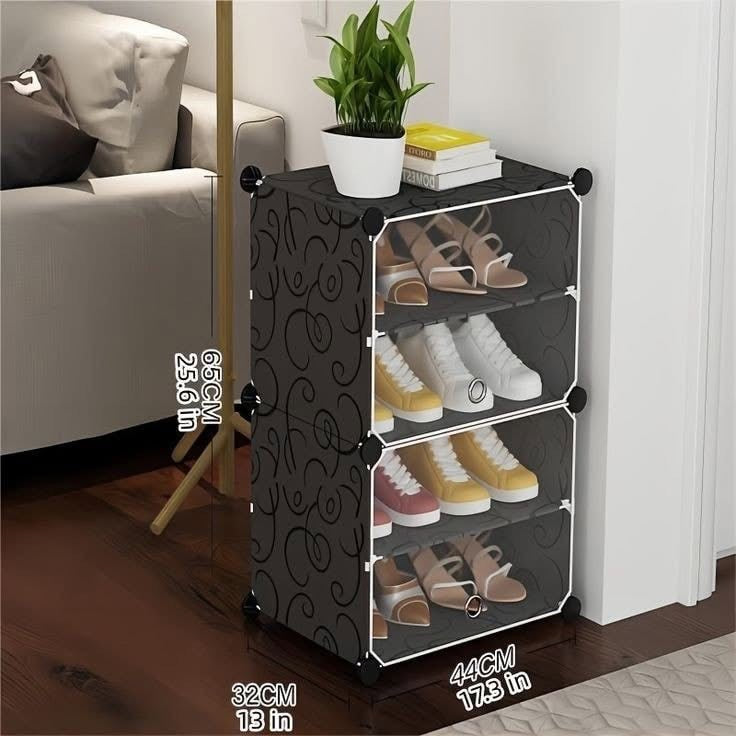 Modern Metal Shoe Cabinets Rack for Living Room