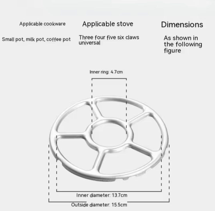 Non-Slip Metal Gas Stove Frame