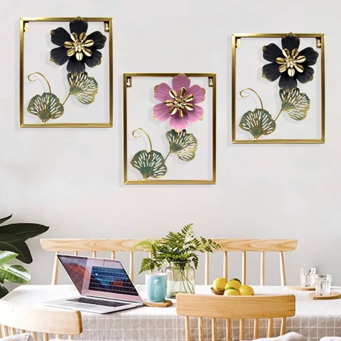 Nordiac Style Metal Wall Motif for Home Decor