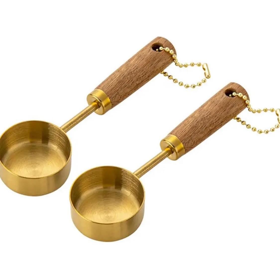 15ml Kitchen Measuring Spoon with Wooden Handle