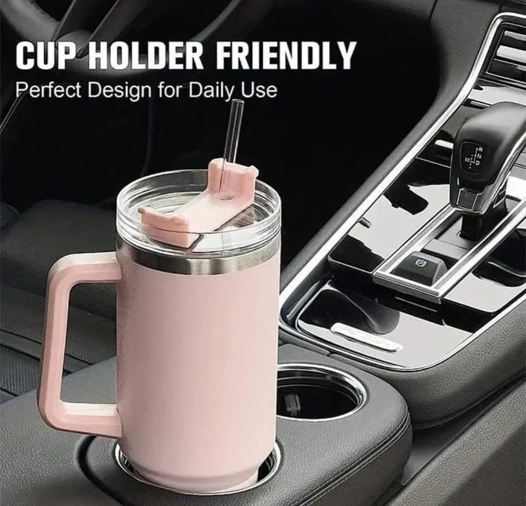 40oz Stainless Steel Vaccum Tumbler Insulated Mug with Straw