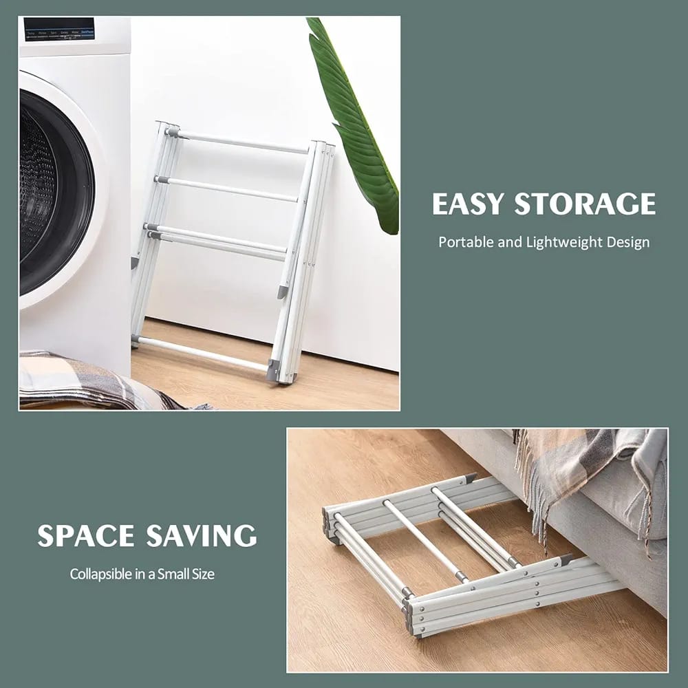 Portable Foldable Clothes Drying Rack