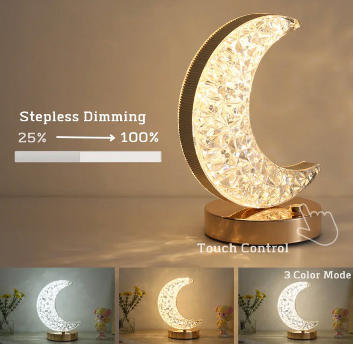 Moon Led Lamp Rechargable with 3 modes of Light
