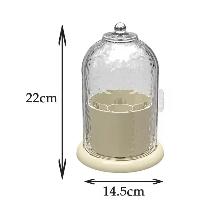 Luxury 360 Rotating Dustproof Makeup Brushes Holder