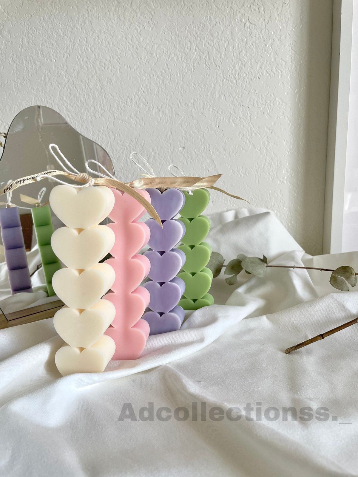 Heart Shape Scented Burning Candle