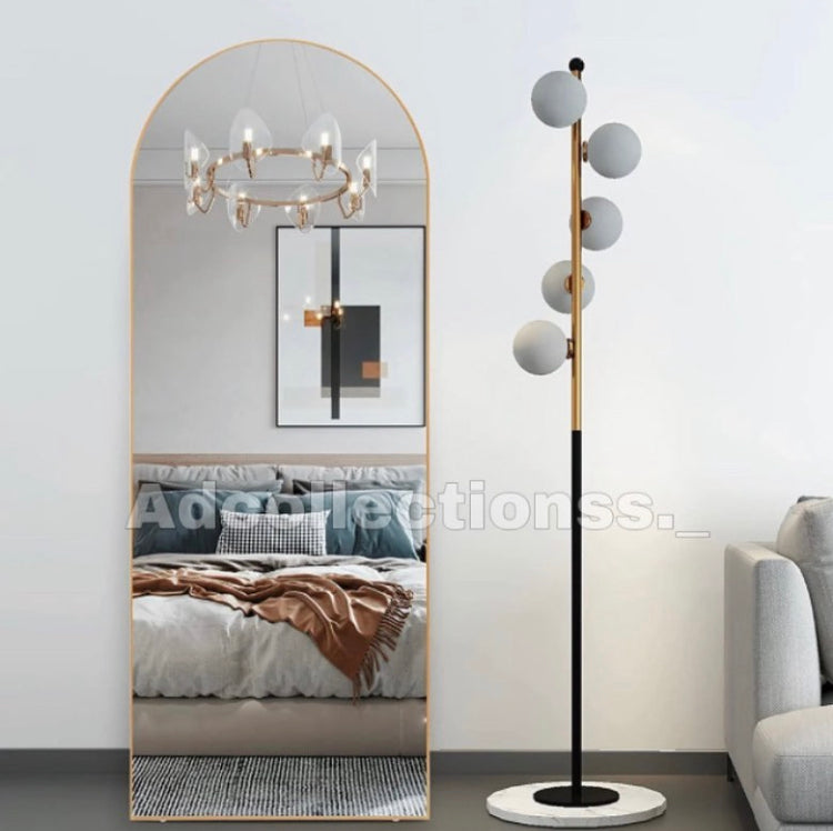 Aesthetic Long Length Gold Mirror