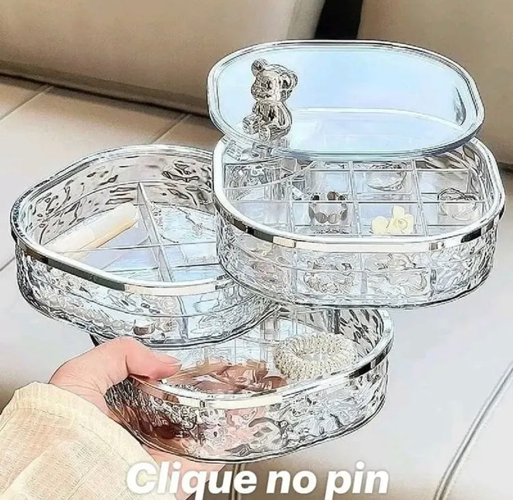 Acrylic Three Layer Jewellery Organizer