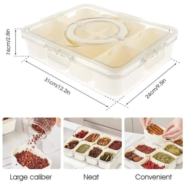 Acrylic Foodgrade Refrigerator Storage & Seasoning Box