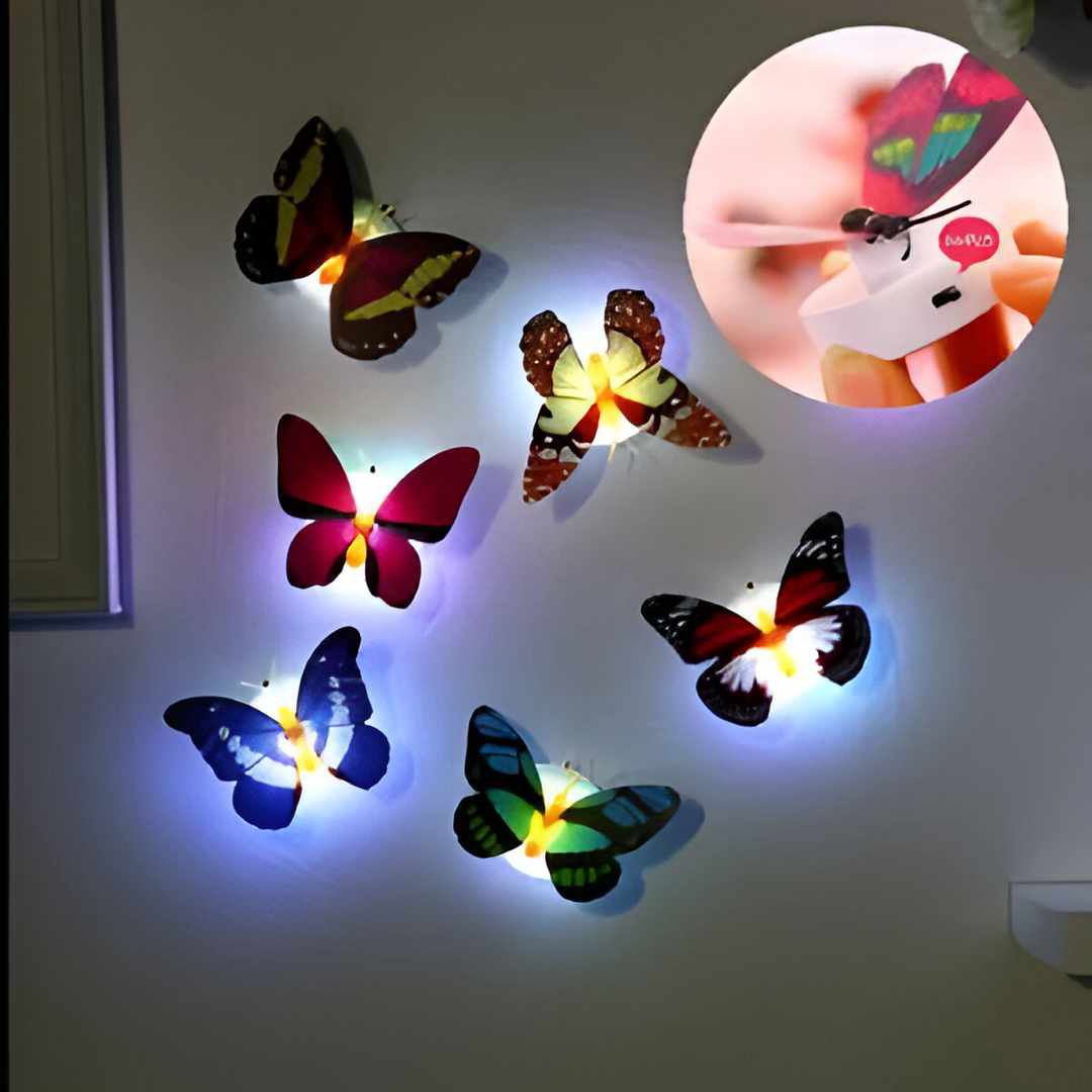 Decorative LED Self Adhesive Butterfly Blink Light