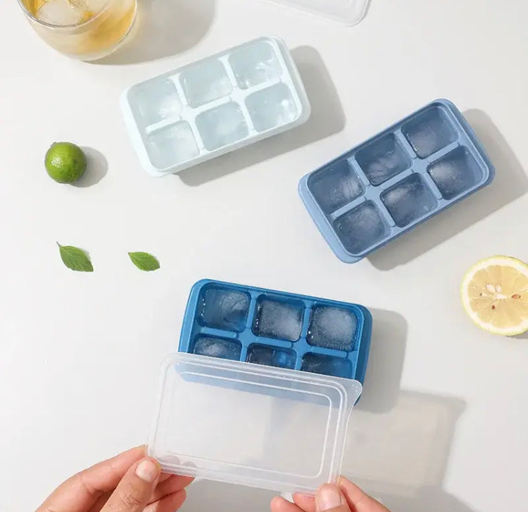 Pack of 3 Silicone Ice Cube Tray