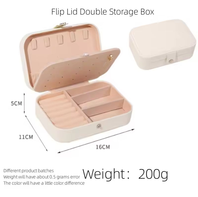 Velvet Double Layer Jewellery Box