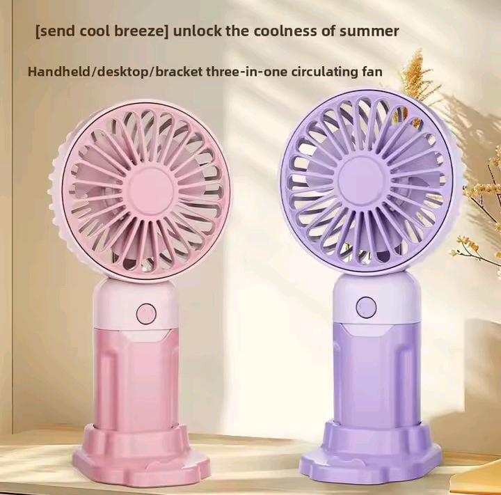 Mini Portable Handheld Fan with Stand