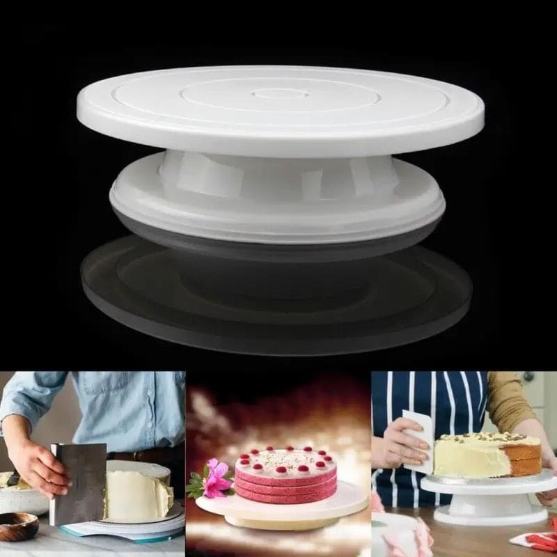 Cake Turnable Rotating Baking Tool Stand