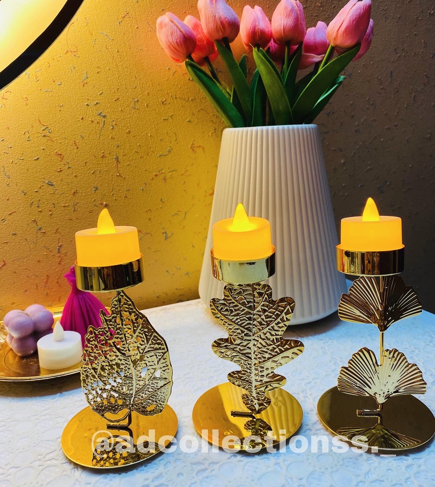 Nordiac Style Candlestick Light Luxury Iron Candle Holder