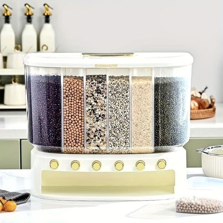 Wall Mounted Cereal Rice Storage Dispenser