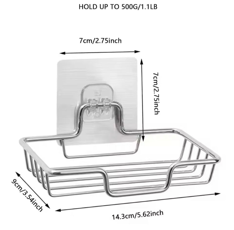 Wall Mounted Stainless Steel Soap Rack Holder