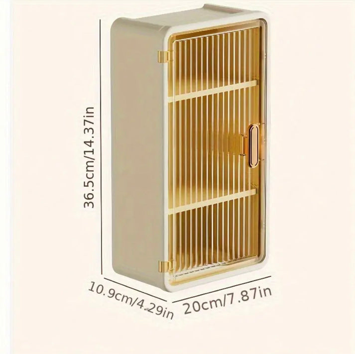 2 in 1 Wall Mounted Cabinet with Tissue Holder