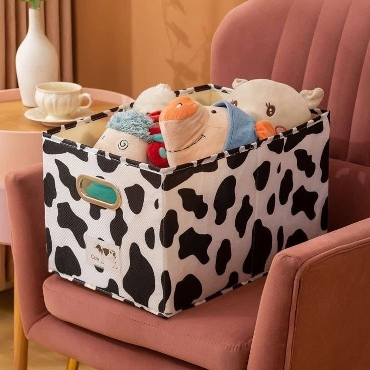 Large Capacity Printed Multifunctional Storage Box