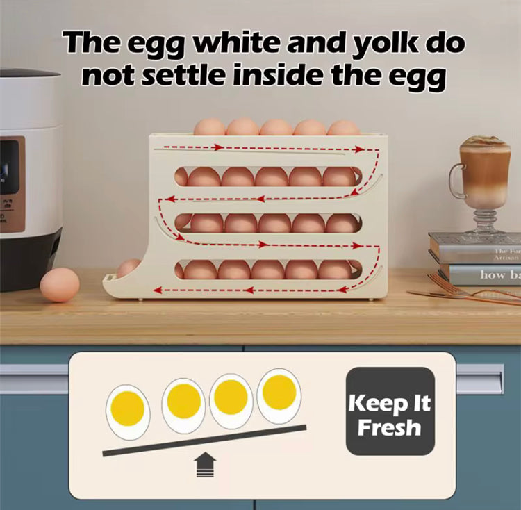 Automatic Scrolling Eggs Storage Holder