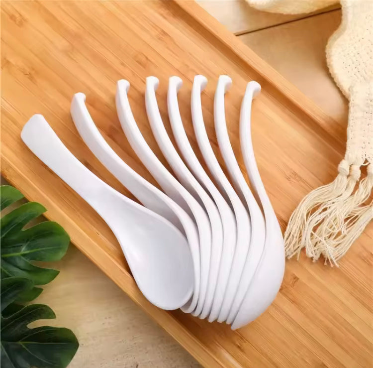 6 Pcs Ceramic Spoons Set