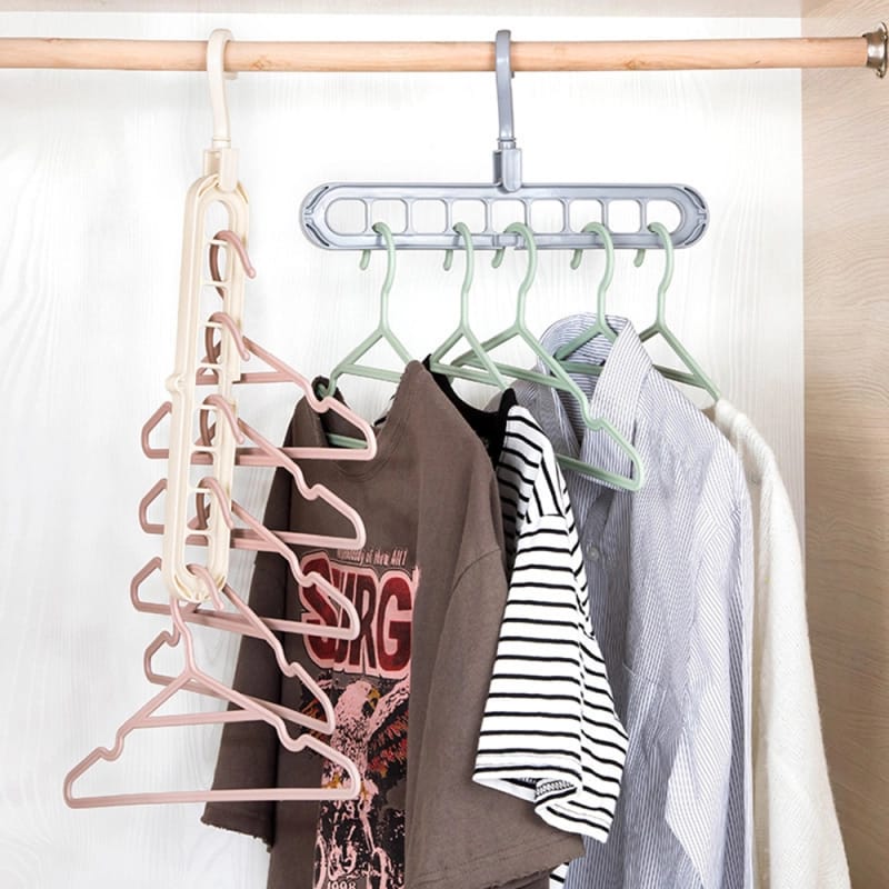 9 Holes Hanger for Clothes