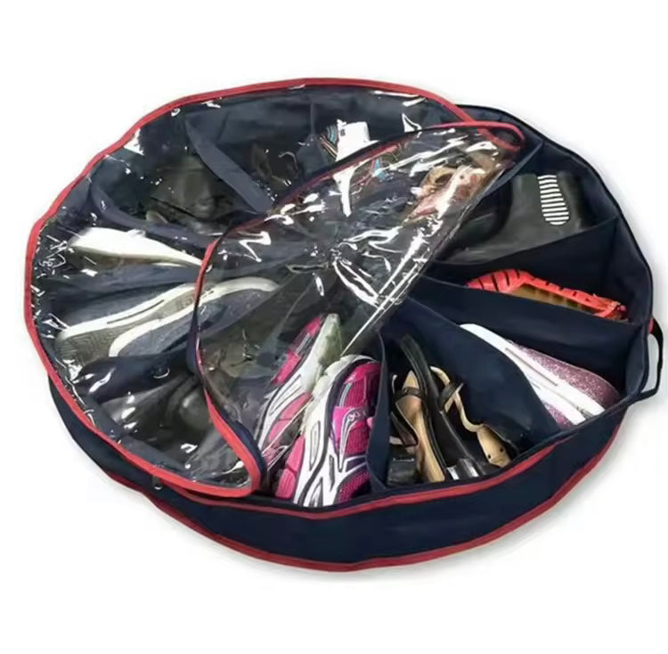 Round Shape Under the Bed / Wardrobe Shoes Organizer