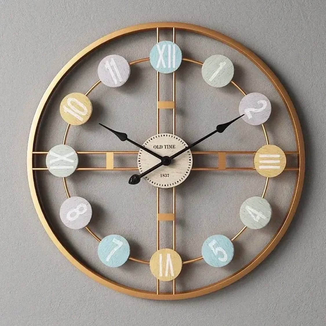 20 inches Large Metal Wall Clock