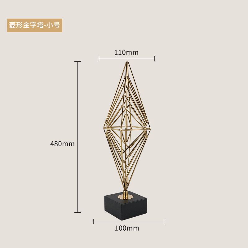 Metal Ornaments Statues Sculptures for Home Decor