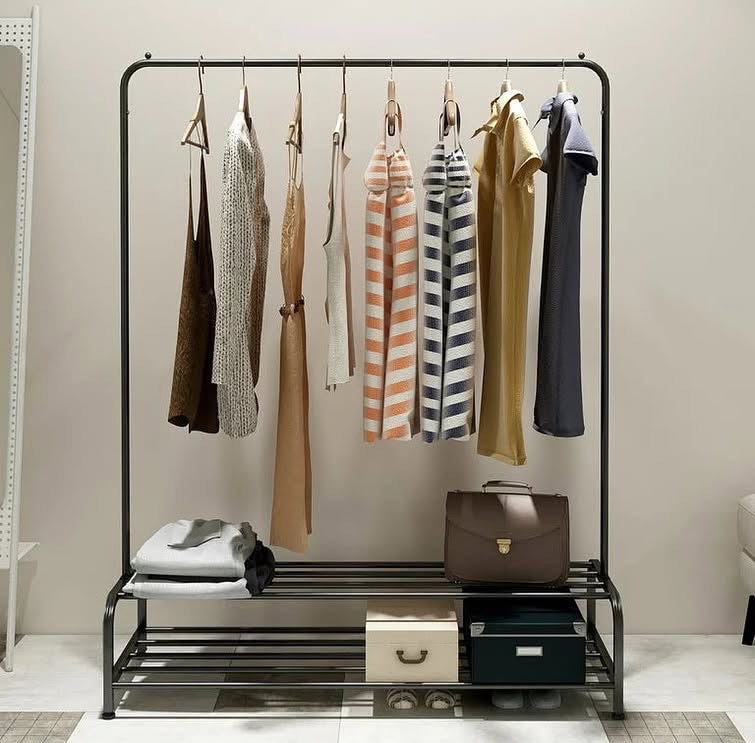 New Premium Quality Cloth Hanging Rack For Household Best Quality Bedroom Clothing Hanger
147 x110 x 41CM