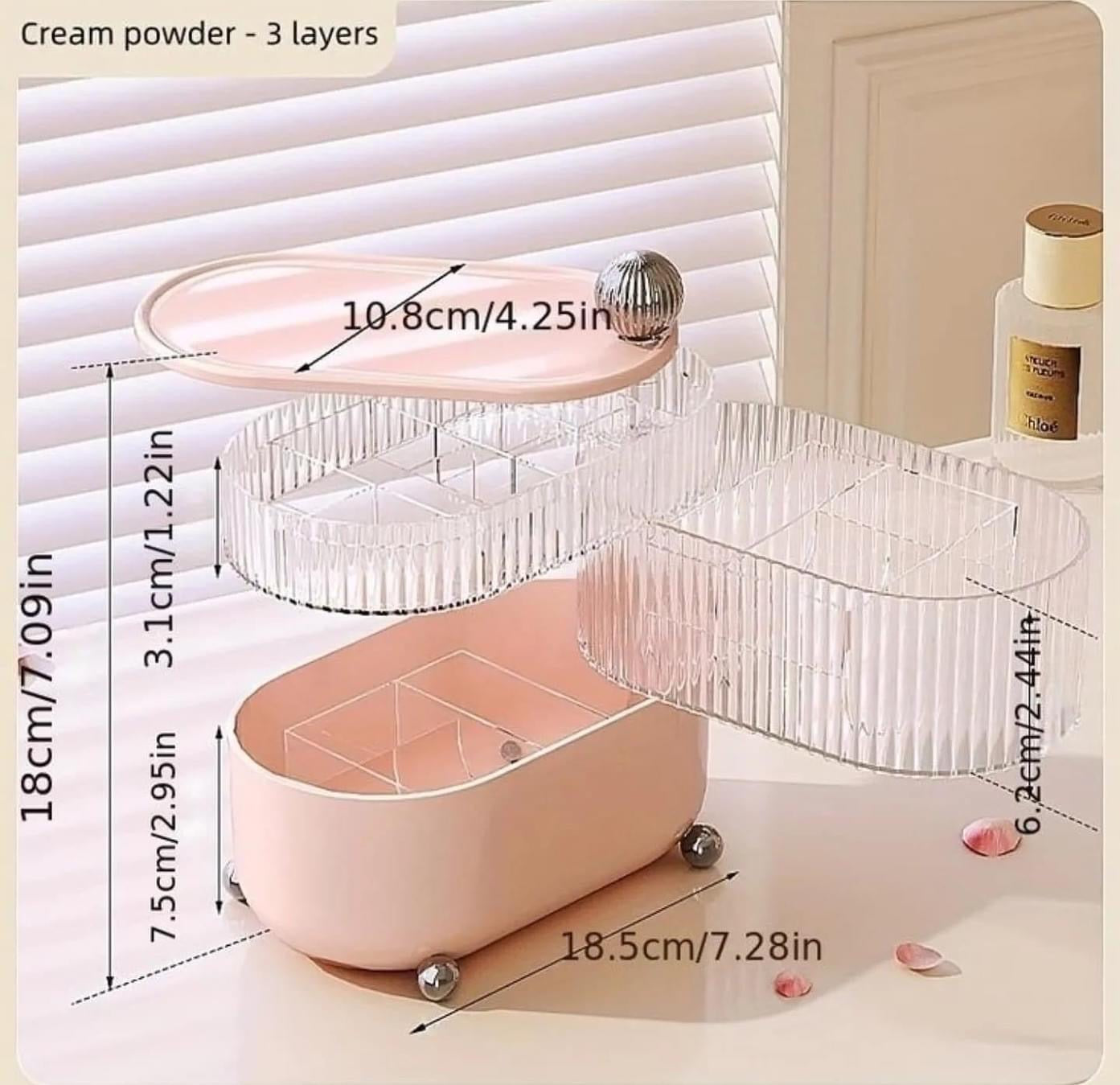 360 Rotating Jewellery Storage Organizer