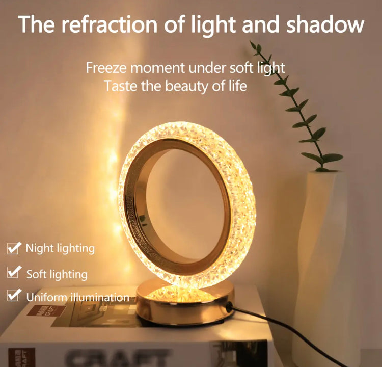 Touch Sensor Lamp with Three Light Modes