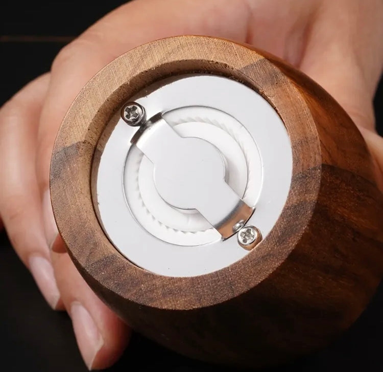 Premium Wooden Manual Pepper Grinder