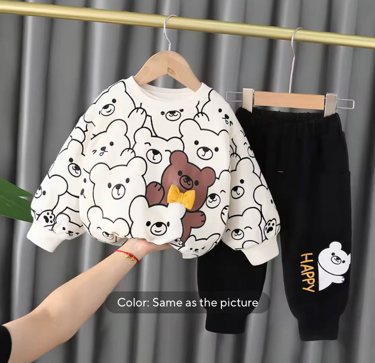 Winter Fleece Sweatshirt with Trouser for Kids