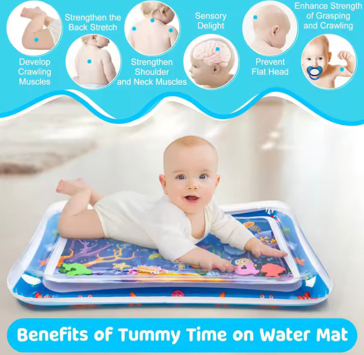 Baby Water Play Mat Tummy Time Water Pad for Kids