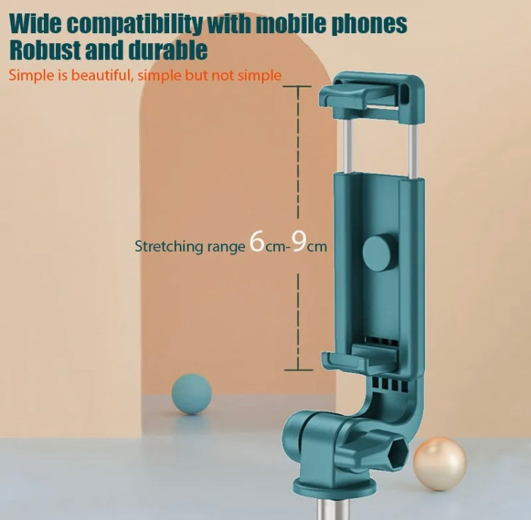 3 in 1 Portable Selfie Stick & Tripod Stand with Detachable Remote