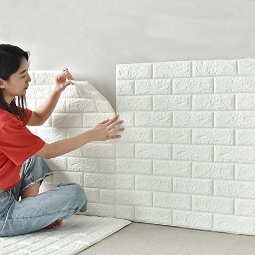 3D Waterproof Foam Wall Brick Sheet