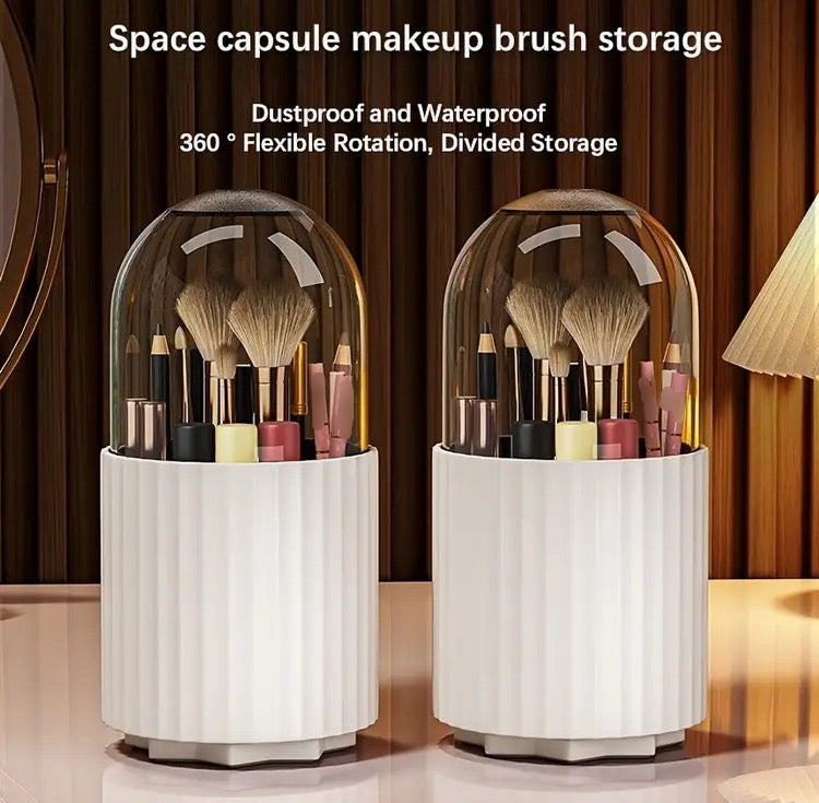 360 Rotating Brushes Holder with Dustproof & Waterproof Design