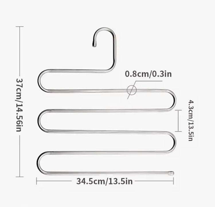 5 Layer Stainless Steel Clothes Hanger